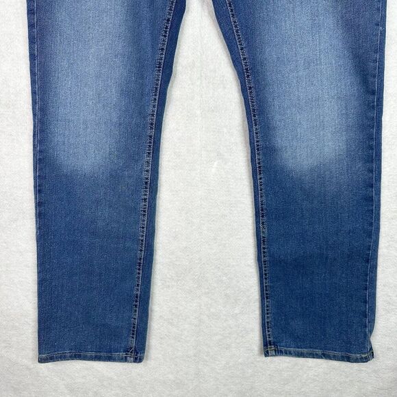 BUFFALO David Bitton Mens Jeans Evan-X Slim Straight Stretch Blue 36 x 32 NWT - Picture 3 of 16